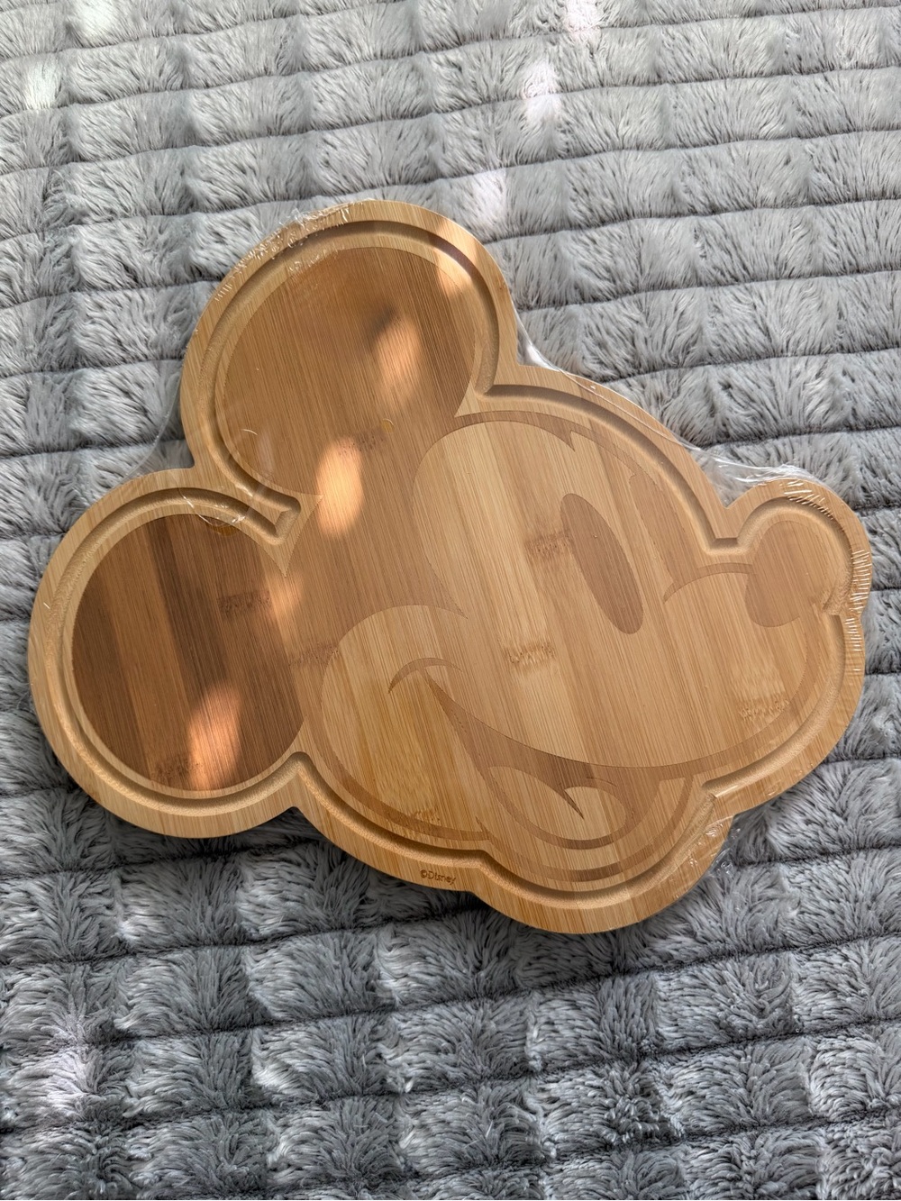 Disney Bamboo Mickey Mouse Vanity Tray - Natural Wood
